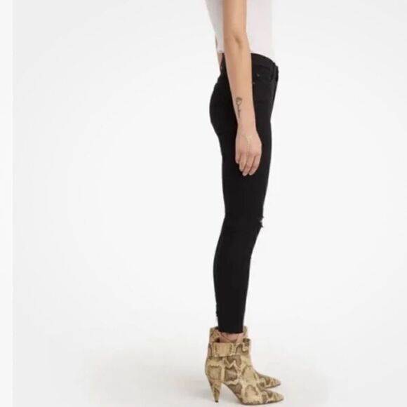 MOTHER Looker Ankle Fray In Guilty As Sin size 30 NWT $228 - Picture 7 of 13